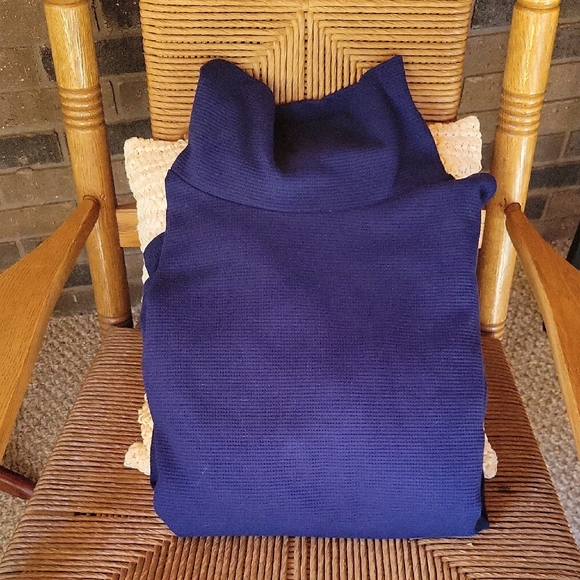 Lands' End Tops - Lands' End  navy blue turtleneck, size 2XL